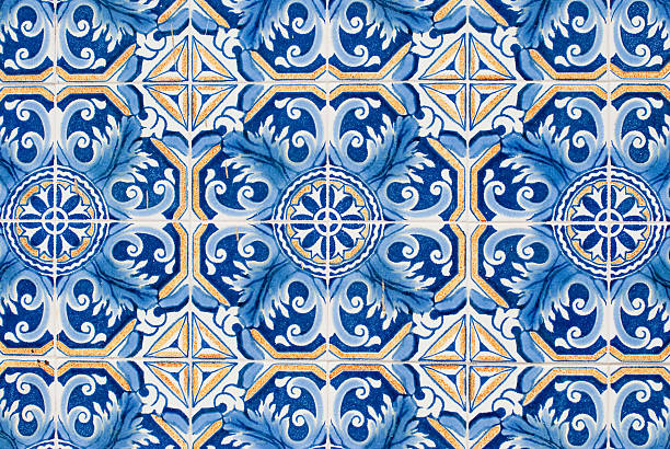 istock Traditional Portuguese glazed tiles 111915401