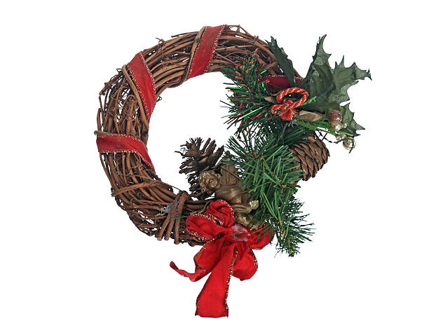 istock Christmas door garland 111916175