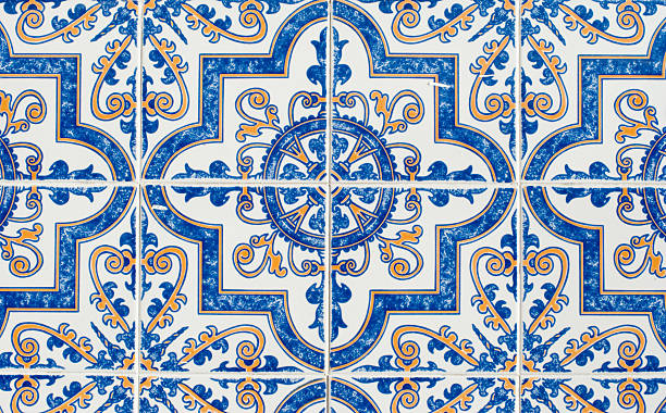 istock Traditional Portuguese glazed tiles 111916593