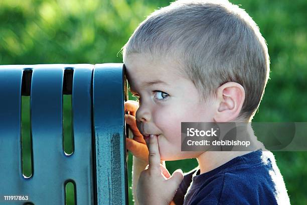 Boy With A Secret Stock Photo - Download Image Now - Toddler, Whispering, 2-3 Years