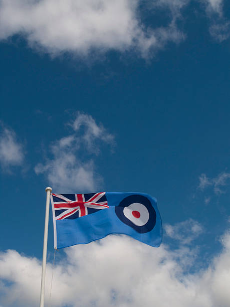 Royal Air Force Ensign  raf stock pictures, royalty-free photos & images