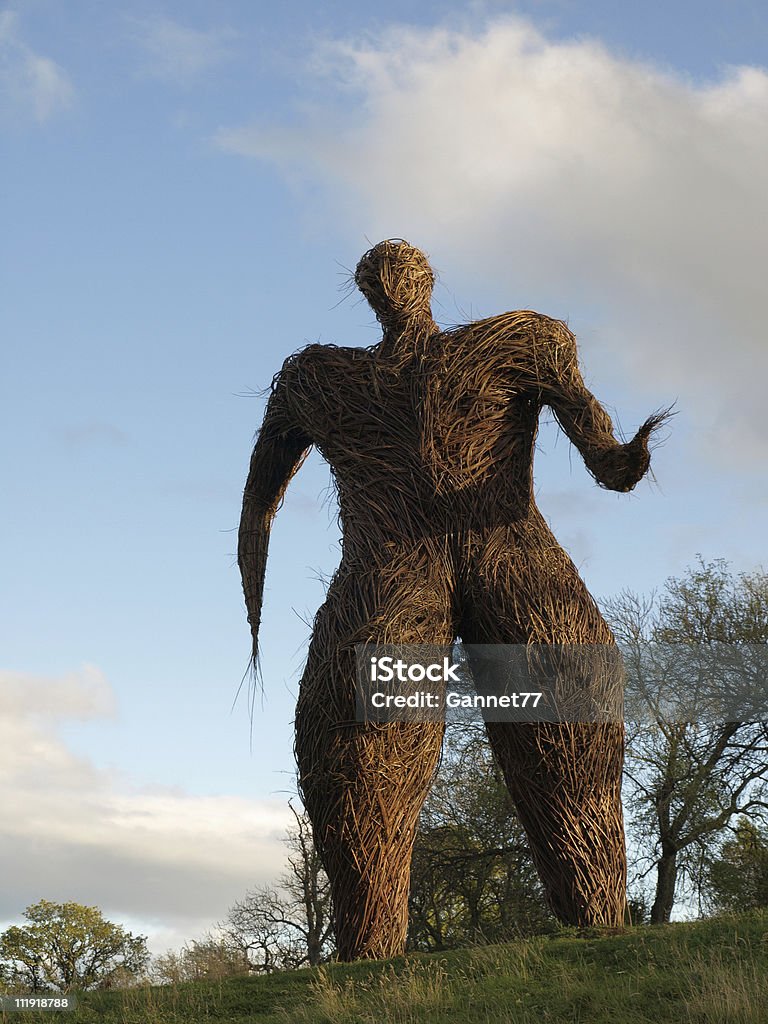 Wickerman Archeolink 公園、スコットランドで - カラー画像の�ロイヤリティフリーストックフォト