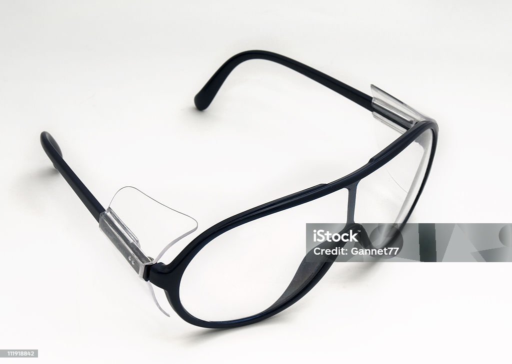 Óculos de segurança - Royalty-free Fundo Branco Foto de stock