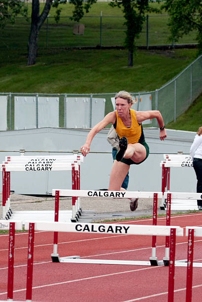 istock Woman Masters hurdler age 50 111919164