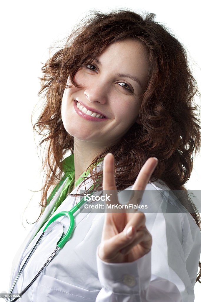 Successo di donna medico - Foto stock royalty-free di 25-29 anni