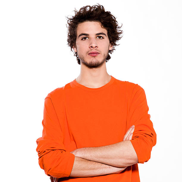 istock young cool man portrait serious stubble arms crossed 111922813