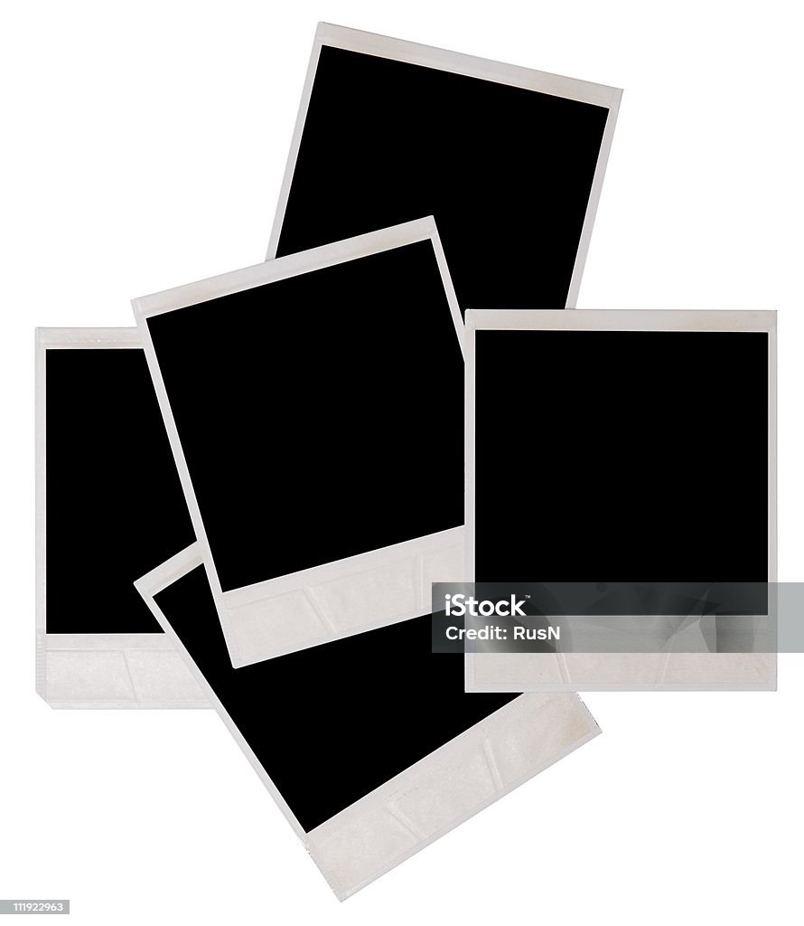 polaroid quadros - Foto de stock de Antigo royalty-free