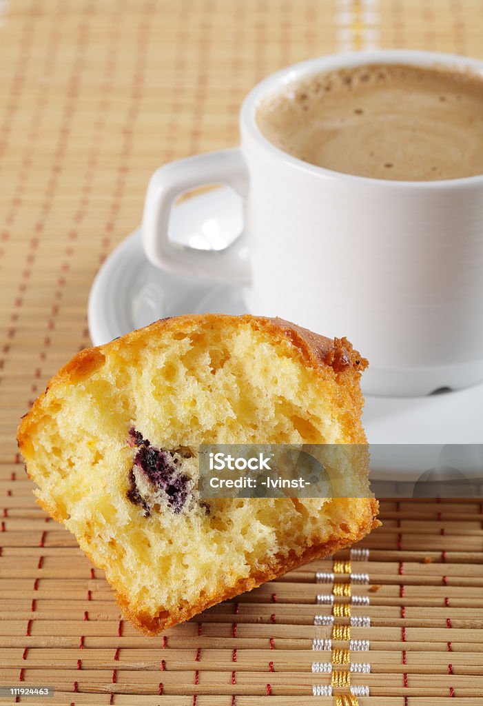 Muffin e café - Foto de stock de Amarelo royalty-free