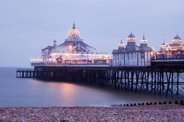 Eastbourne Pier in East Sussex, England  eastbourne pier photos stock pictures, royalty-free photos & images