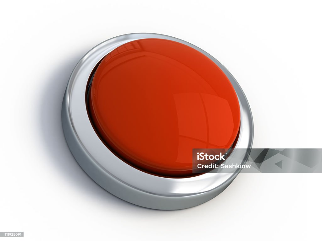 Красная Кнопка экстренной помощи - Стоковые фото Пуговица - галантерея роялти-фри