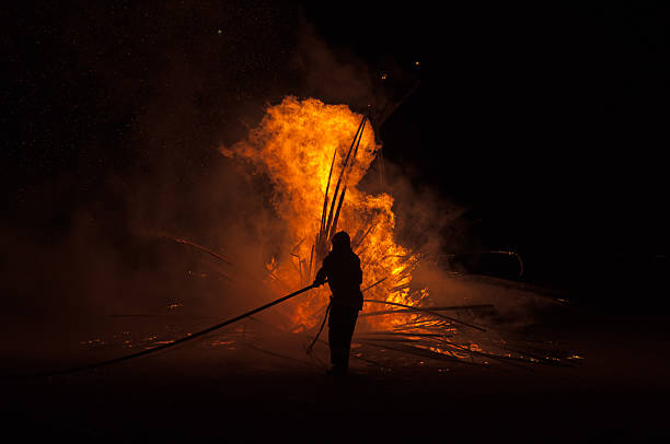 Fireman stock photo