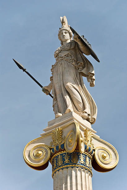 istock Statue of goddess Athene, Athens, Greece 111925927