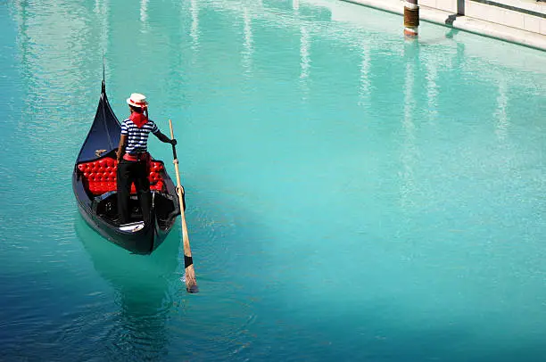 Photo of Venetian Gondola at Las Vegas Hotel Tourist Attraction