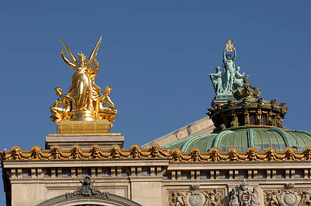 istock Opera Garnier Paris France Statuary on Roof 111926976