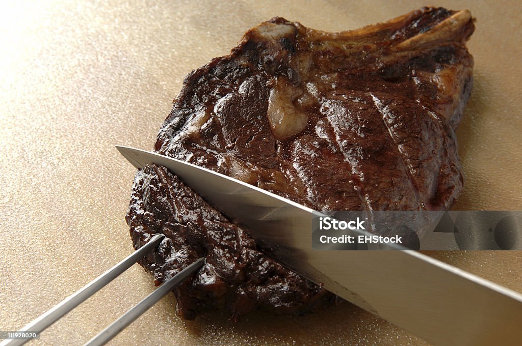 Ribeye-steak - Lizenzfrei Essen zubereiten Stock-Foto