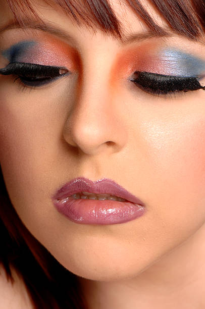 istock Redhead Fashion Model with Beauty Makeup 111928174