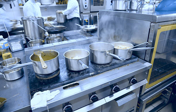 istock At the commercial kitchen - hot job! 111931217
