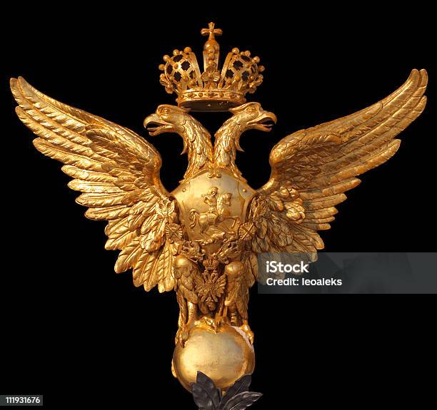 State Emblem Russian Federation Stock Photo - Download Image Now - Coat Of Arms, Czar, Animal Body Part