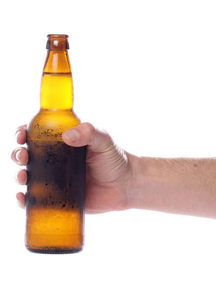 istock Hand holding beer bottle 111934750