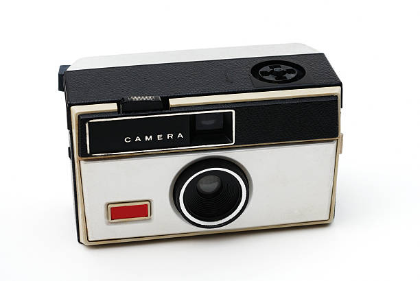 istock Vintage cheap film camera 111939372