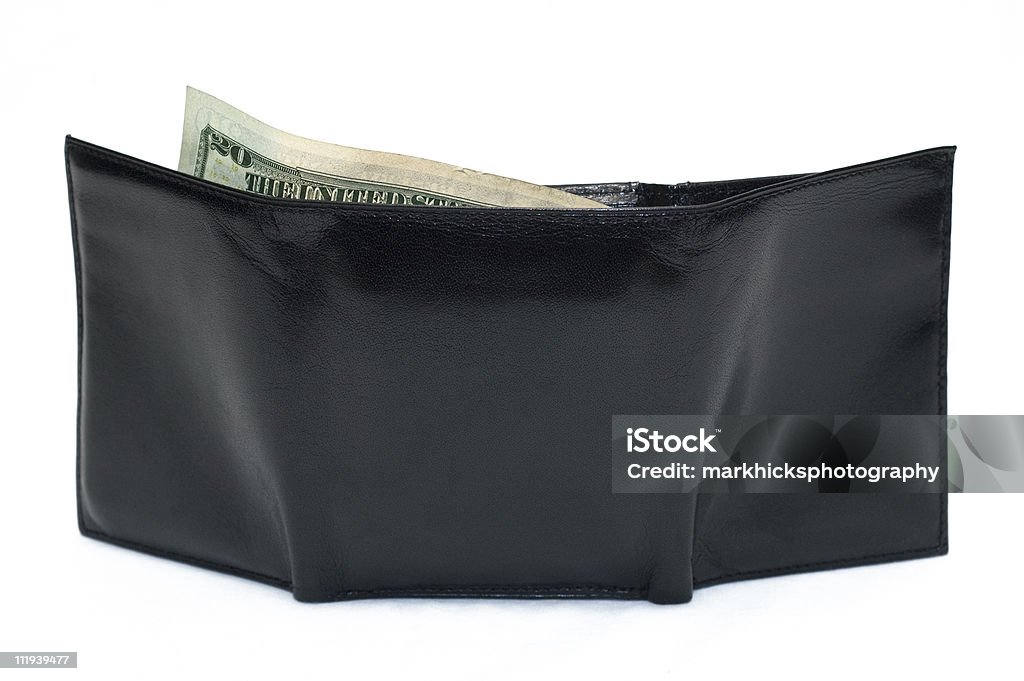 20,-US-Dollar in einer Brieftasche - Lizenzfrei Amerikanische Währung Stock-Foto