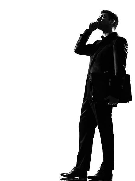 istock silhouette  man on the phone 111942931