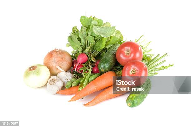 Vegetables Stock Photo - Download Image Now - White Background, Carrot, Freshness