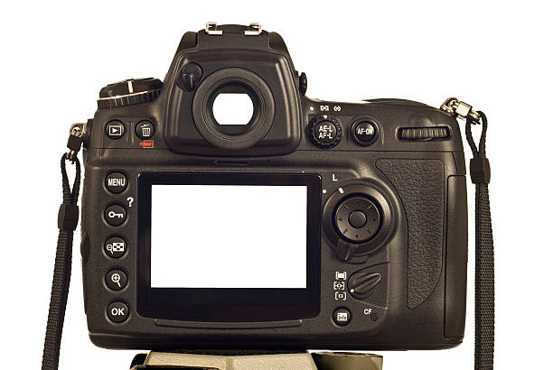 istock Blank LCD and Viewfinder on Modern DSLR 111946964