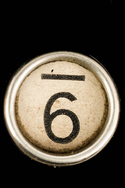 istock The 6 key from an antique typewriter 111948264