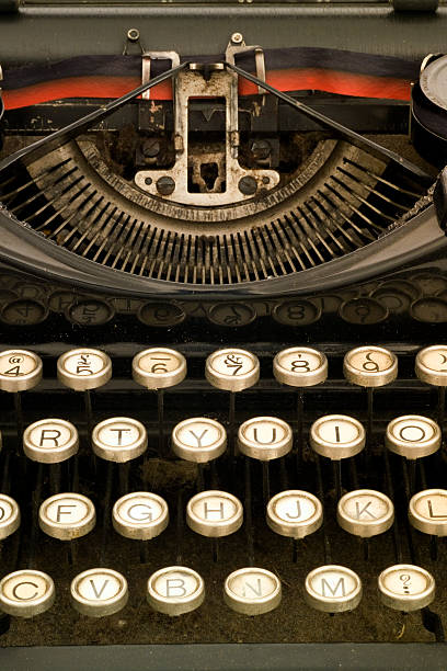 istock Close up of vintage typewriter 111948288