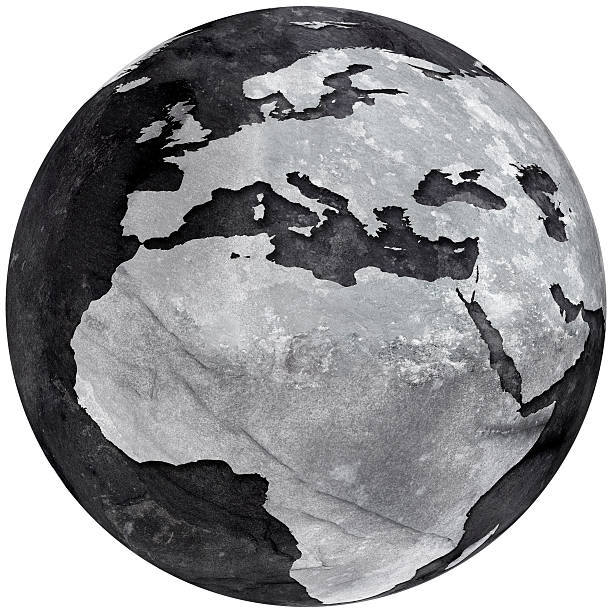 istock Slate globe showing Europe and Africa 111949779
