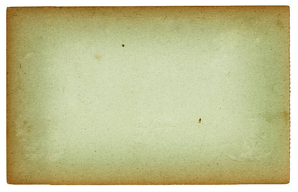 Old aged card with browned edges  yellowed edges stock pictures, royalty-free photos & images