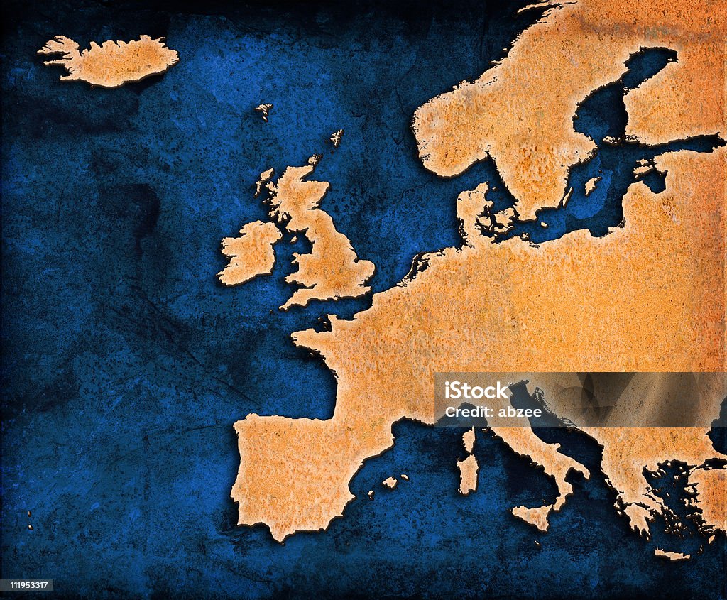 블루 낚시터입니다 유럽 - 로열티 프리 외형선 스톡 사진