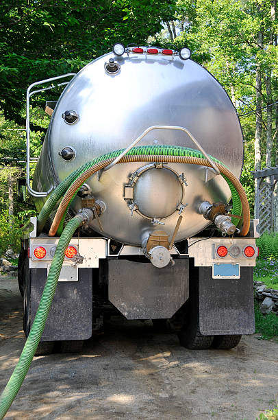 Septic Pump Truck  mike cherim stock pictures, royalty-free photos & images