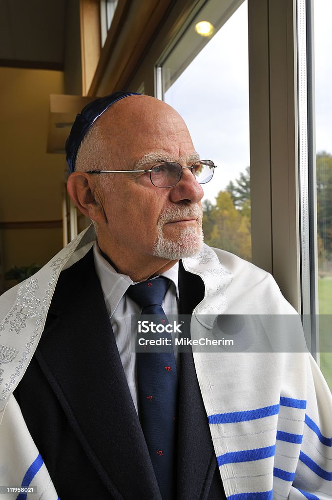 Jewish Rabbi Reflects  Rabbi Stock Photo