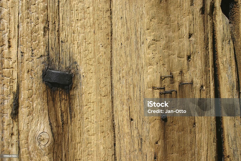 Holzbretter Mit Nägeln - Lizenzfrei Abstrakt Stock-Foto