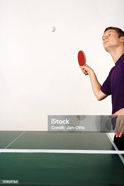 Table Tennis Player Stockfoto und mehr Bilder von Aktivitäten und Sport - Aktivitäten und Sport, Badmintonschläger, Eine Person