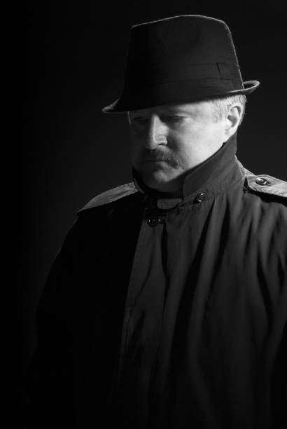 istock Serious priviate eye in film noir style 111961383