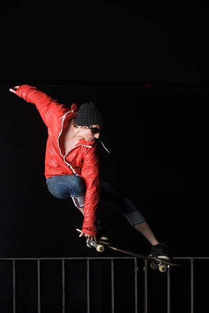 istock Teenager skateboarding 111961738