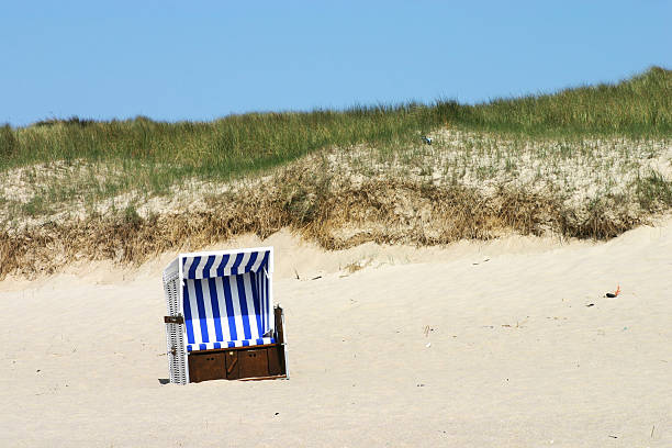 istock Canopied beach chair 111962950