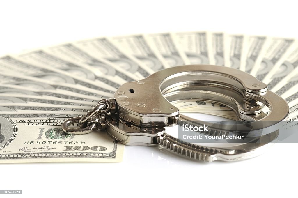 Dollar Kriminalität - Lizenzfrei 100-Dollar-Schein Stock-Foto