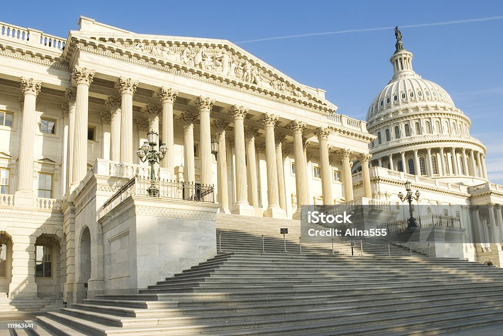 Washington, DC: US Capitol building con la cámara de representantes - Foto de stock de Capitolio estatal libre de derechos