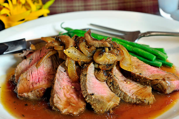 istock Skillet Steak with Mushrooms and Onions 111963679