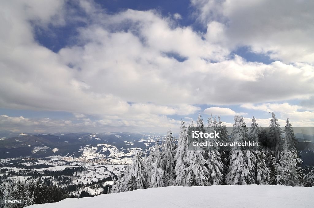 Carpathian landscapes  Backgrounds Stock Photo