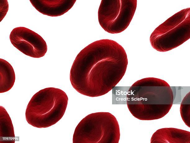 Sangue Humano Células - Fotografias de stock e mais imagens de Ampliação - Ampliação, Criação Digital, Célula