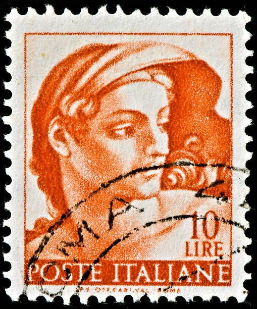 istock Michelangelo Sistine Chapel Detail Postage Stamp 111979782