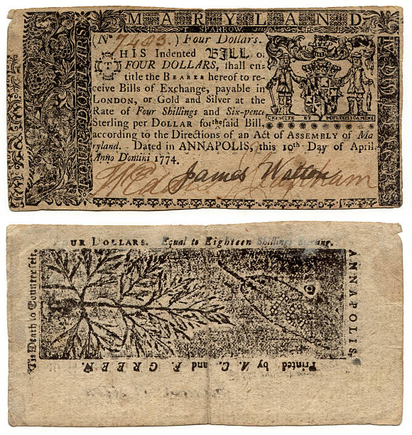 istock Money From Colonial Maryland 111982407