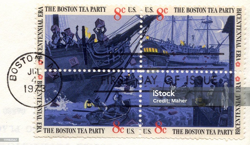 Boston Festa de chá - Royalty-free Boston - Massachusetts Foto de stock