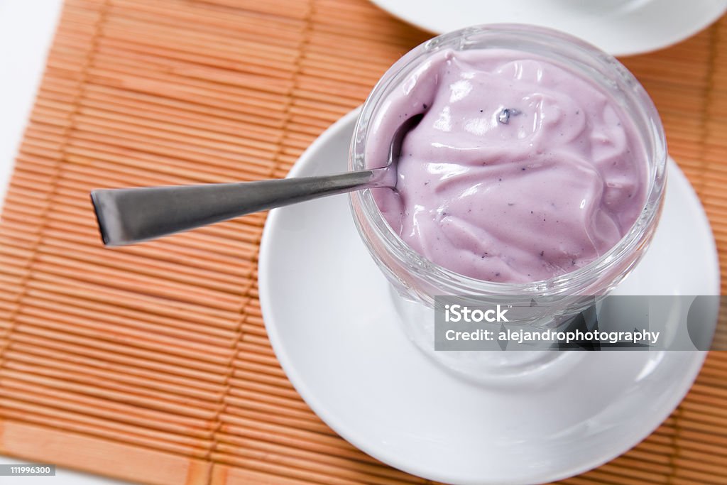 blueberry yogurt snack  Blueberry Stock Photo