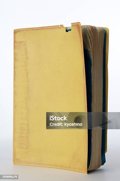 Vecchio Giallo Ebook - Fotografie stock e altre immagini di Astratto - Astratto, Carta, Chiuso